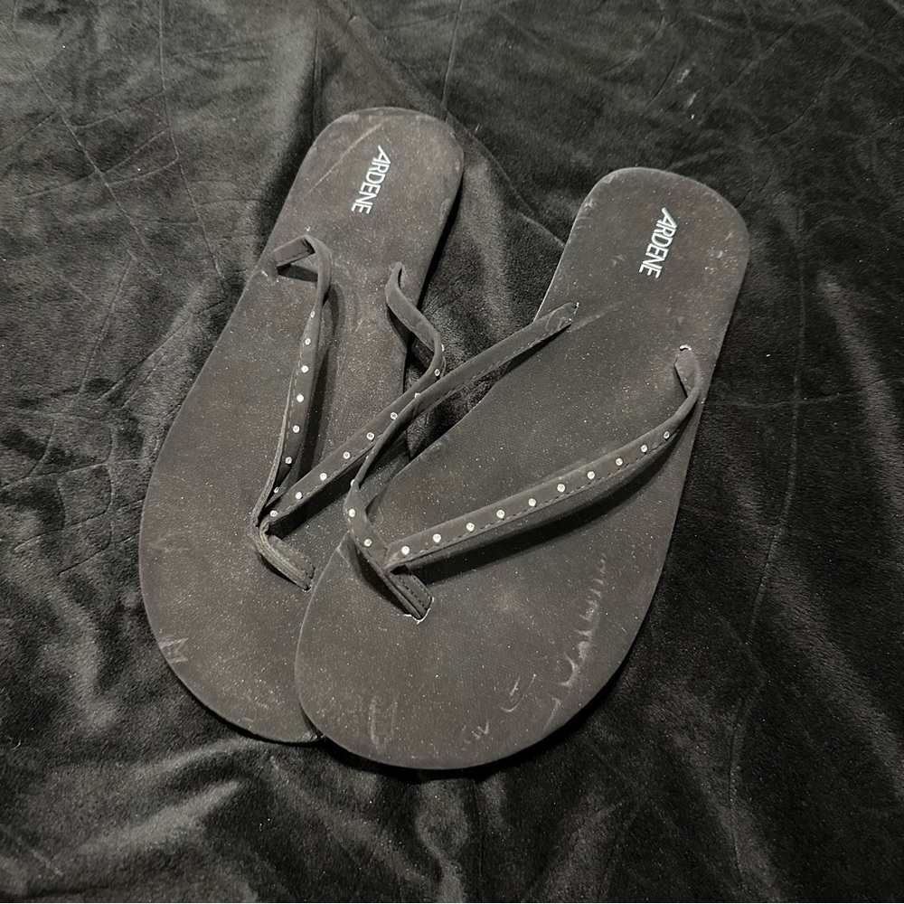 Rhinestone Flip Flops,